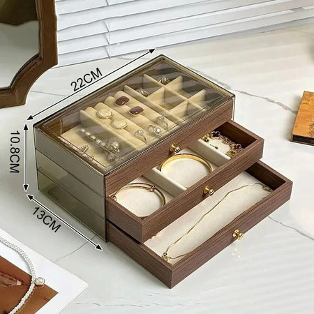 Boîte à Bijoux 3 Tiroirs